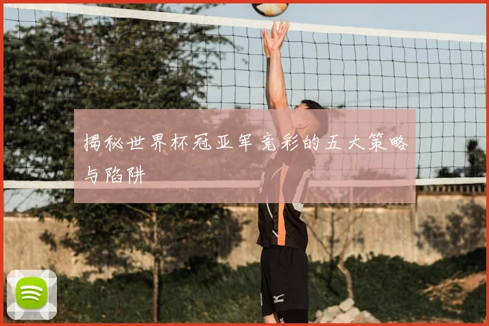揭秘世界杯冠亚军竞彩的五大策略与陷阱